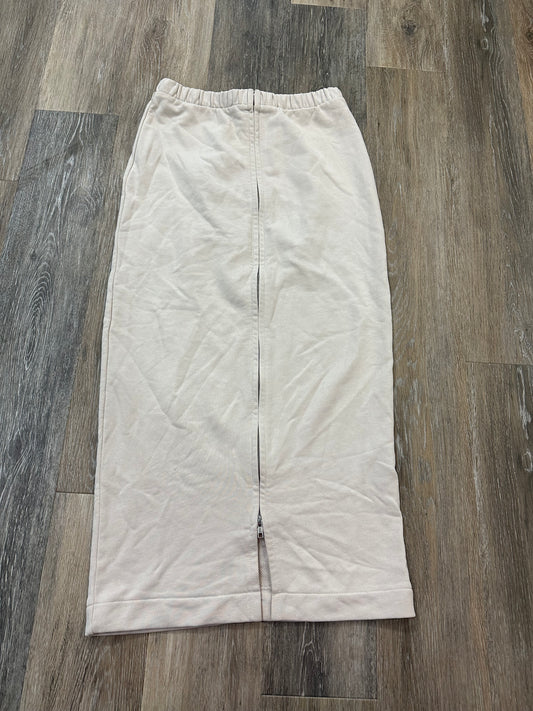 Skirt Maxi By Zara In Cream, Size: S