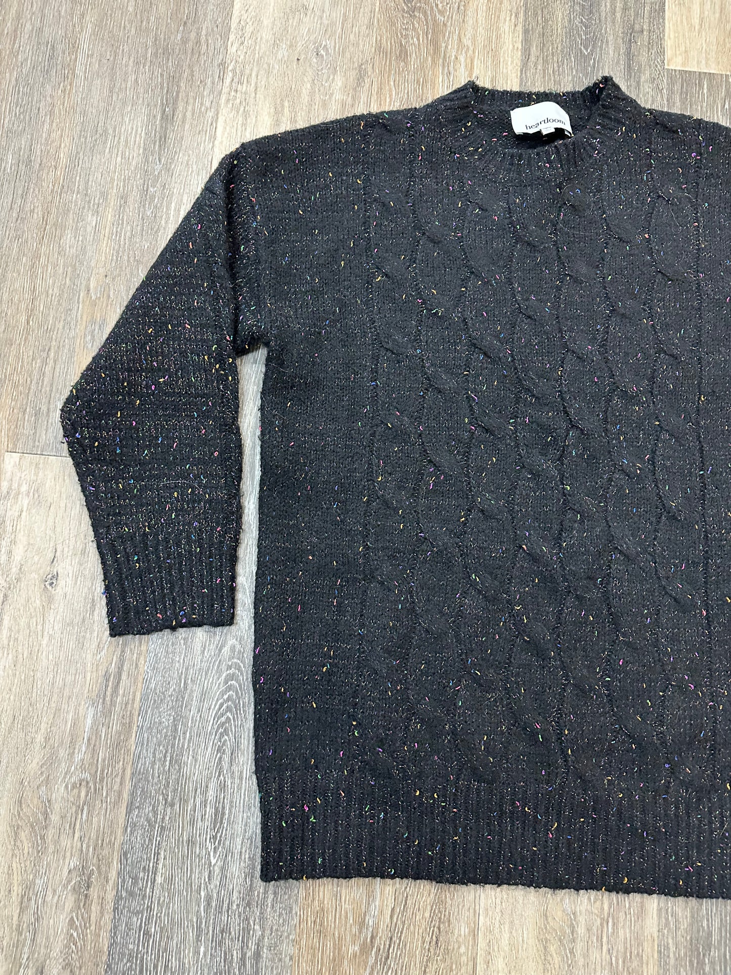 Sweater By Heartloom In Black, Size: L