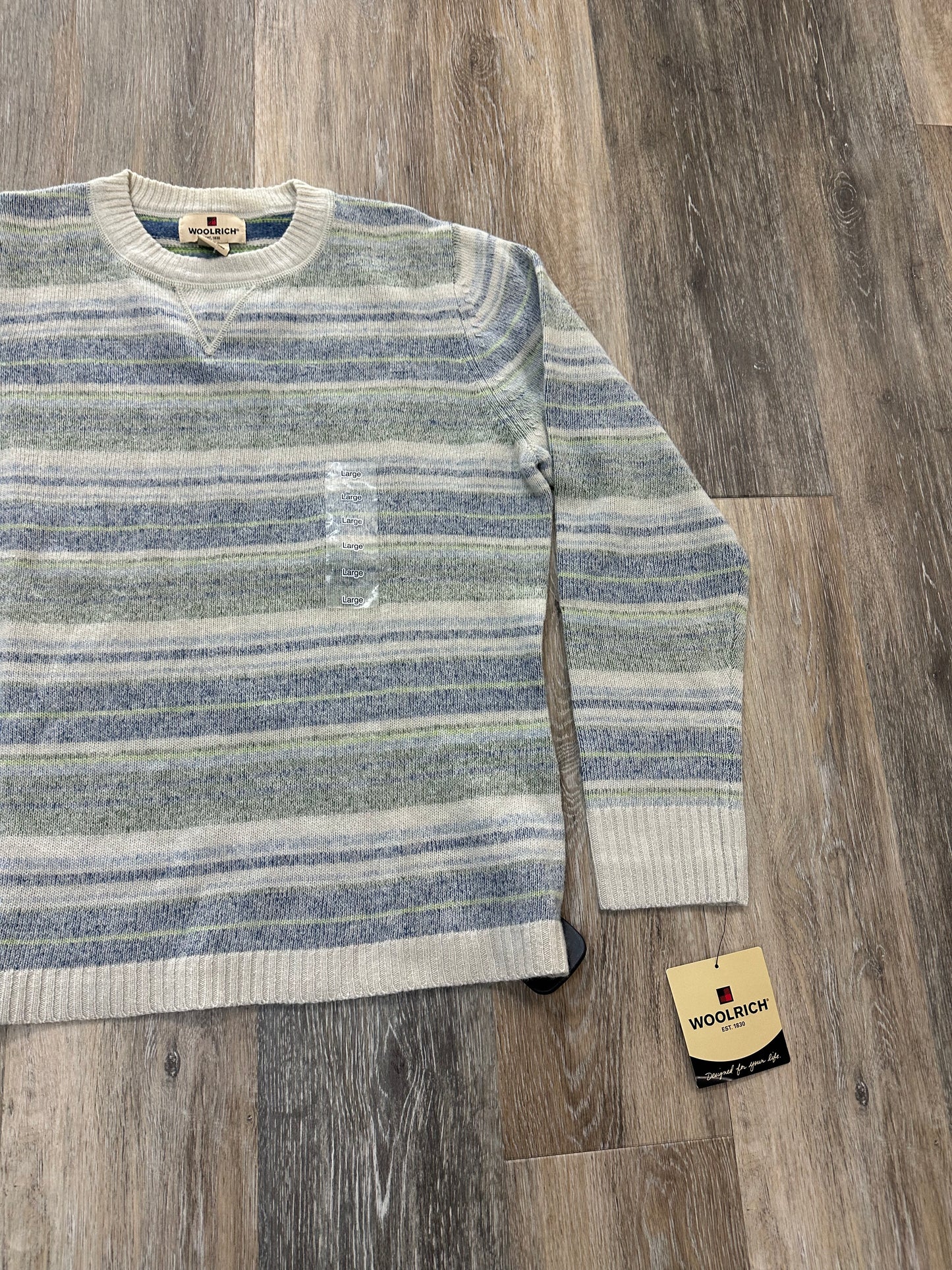 Sweater By Woolrich In Tan, Size: L