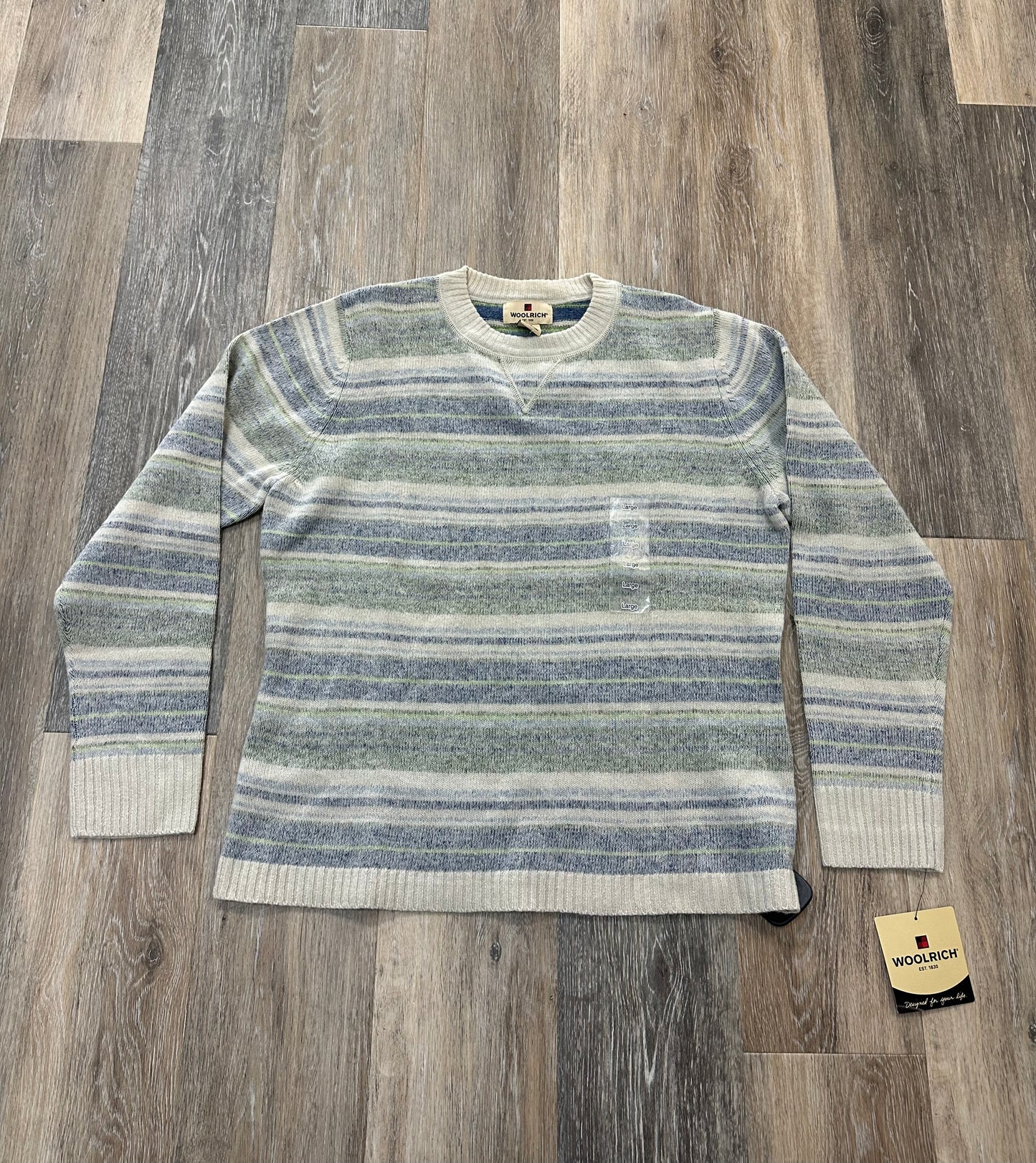 Sweater By Woolrich In Tan, Size: L