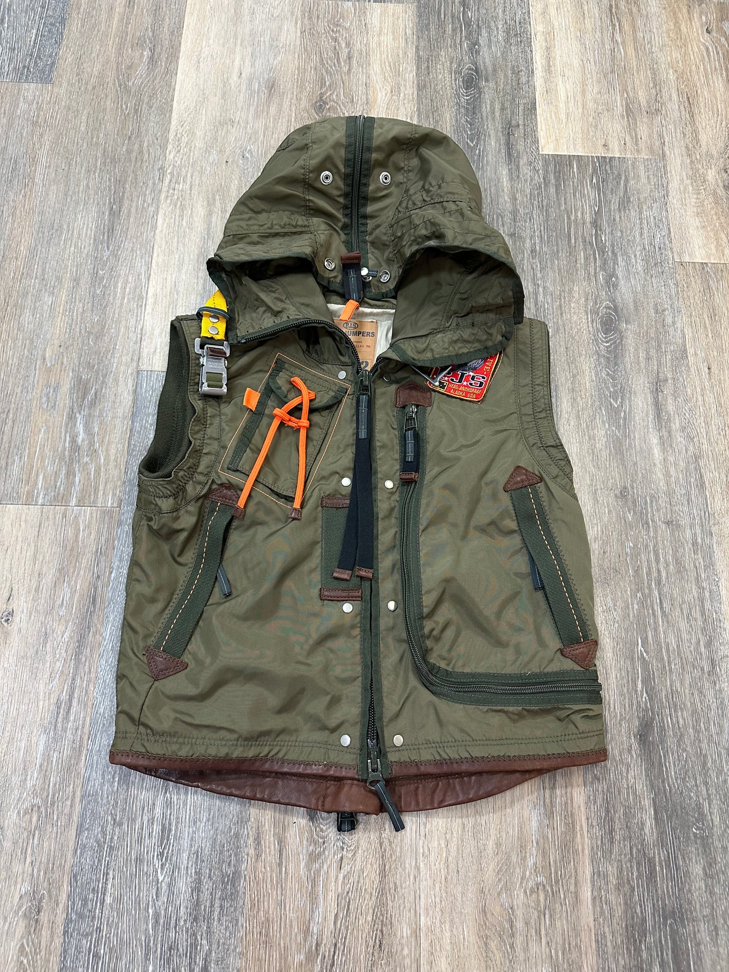 Vest Designer By Parajumpers In Green, Size: S