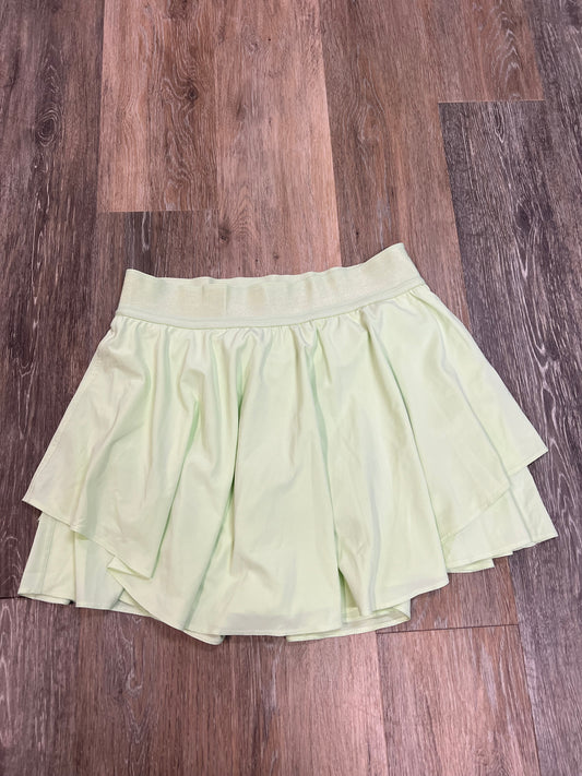 Athletic Skort By Lululemon In Green, Size: 8