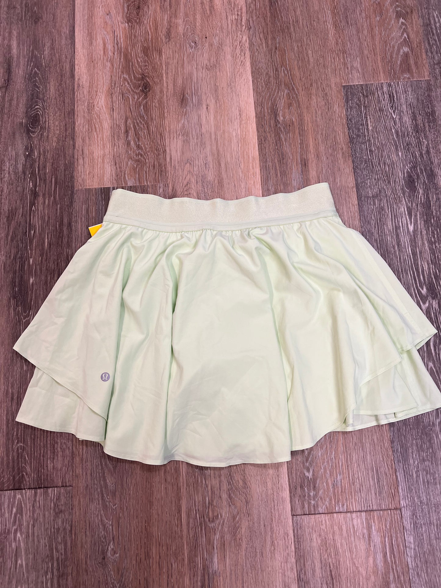 Athletic Skort By Lululemon In Green, Size: 8