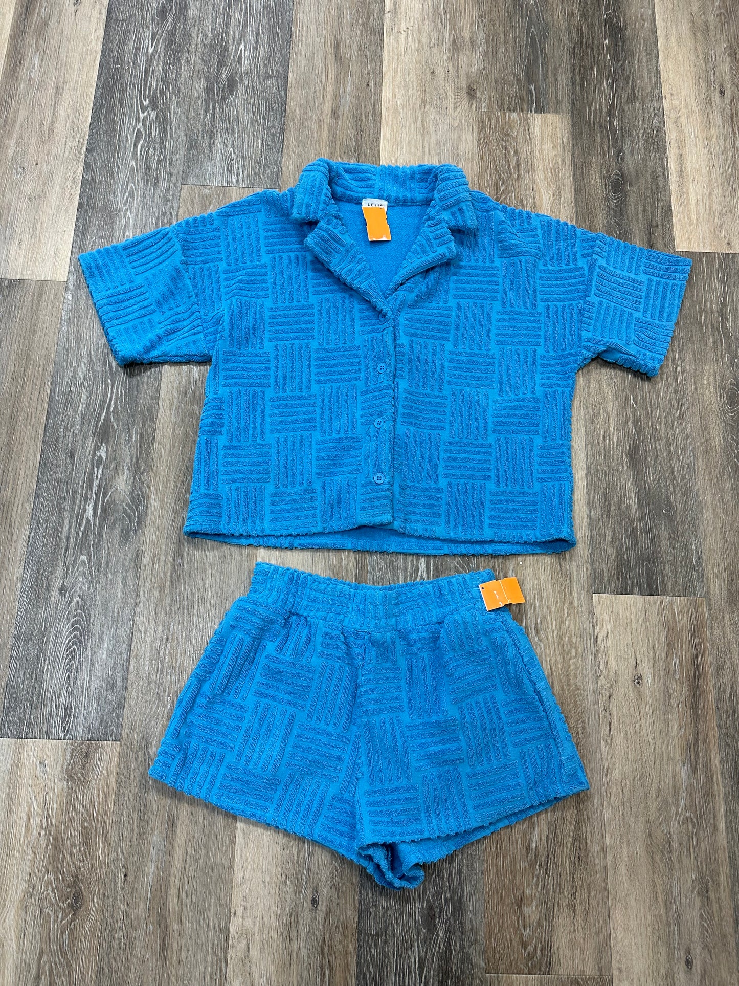 Shorts Set By Le Lis In Blue, Size: S