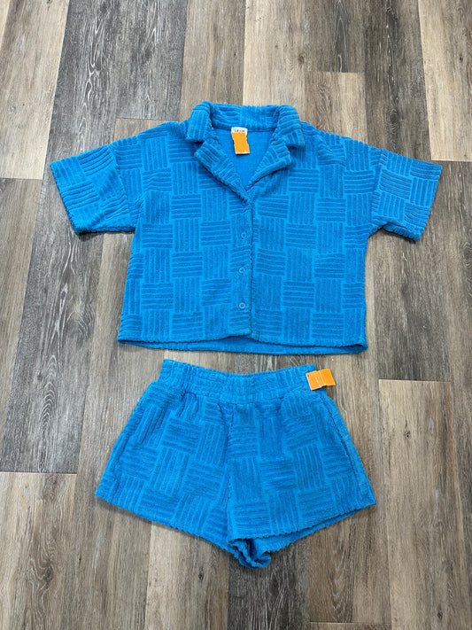 Shorts Set By Le Lis In Blue, Size: S