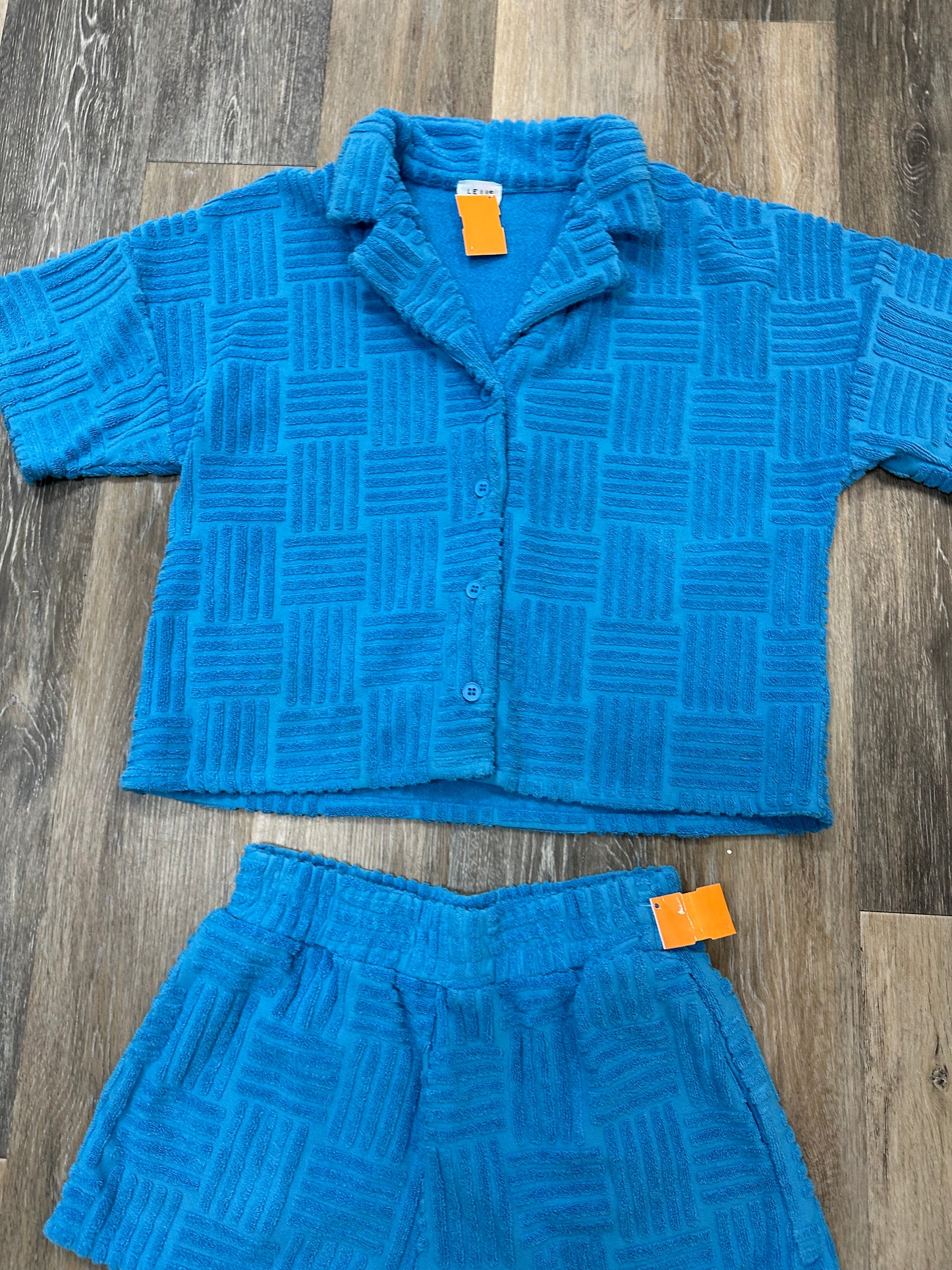 Shorts Set By Le Lis In Blue, Size: S