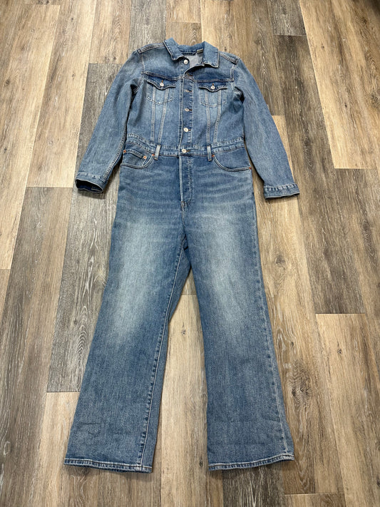 Jumpsuit By Levis In Blue Denim, Size: L