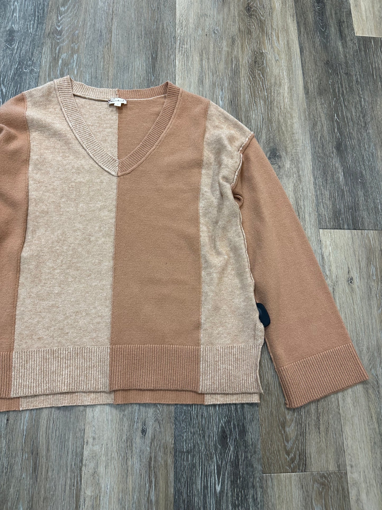 Sweater By Hem & Thread In Orange, Size: L