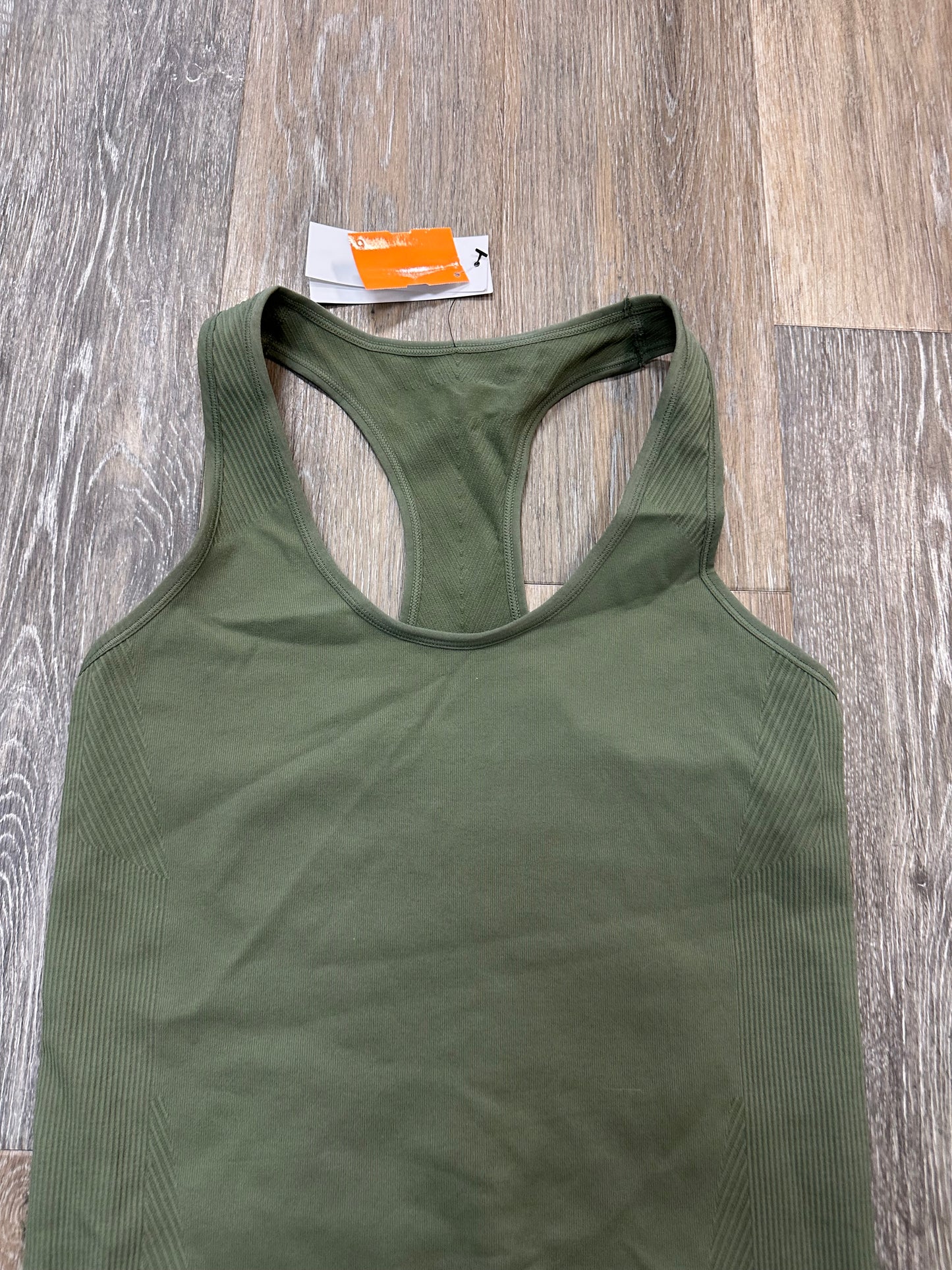 Athletic Tank Top By Calvin Klein Performance In Green, Size: L