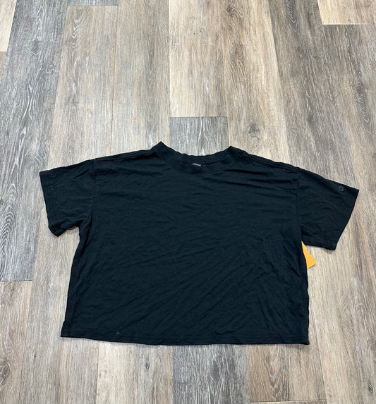 Top Short Sleeve By Allbirds In Black, Size: S