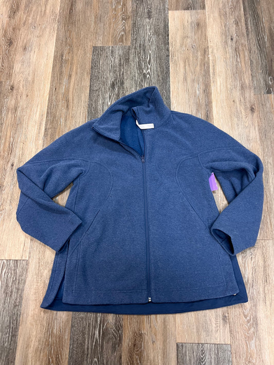 Athletic Jacket By Lululemon In Blue, Size: 4