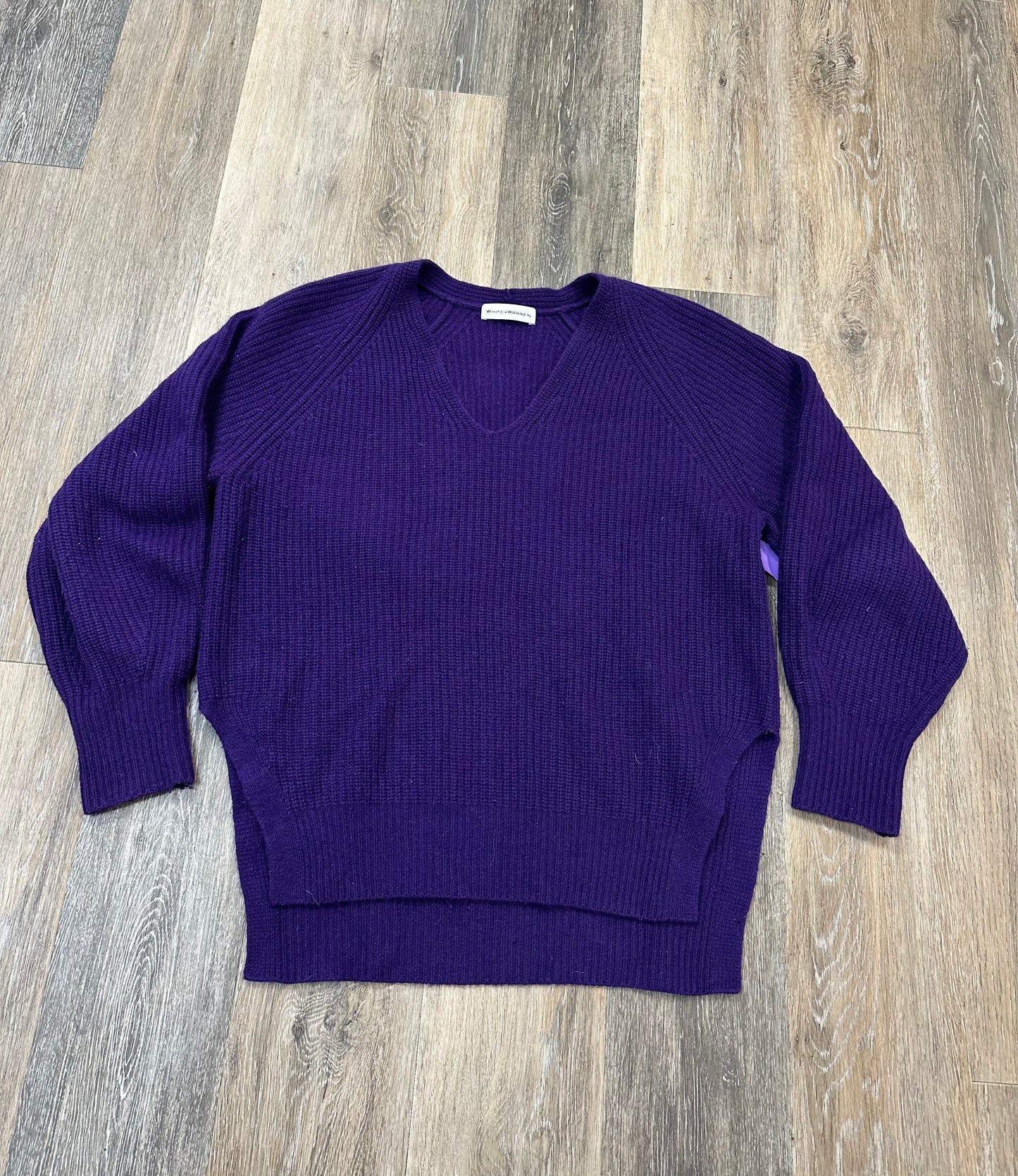 Sweater Cashmere By White And Warren In Purple, Size: M