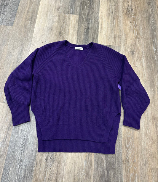 Sweater Cashmere By White And Warren In Purple, Size: M