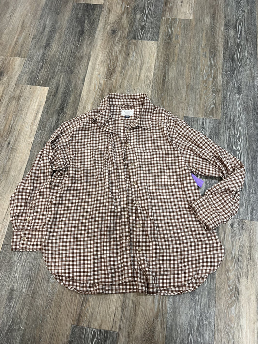 Blouse Long Sleeve By American Eagle  Size: L