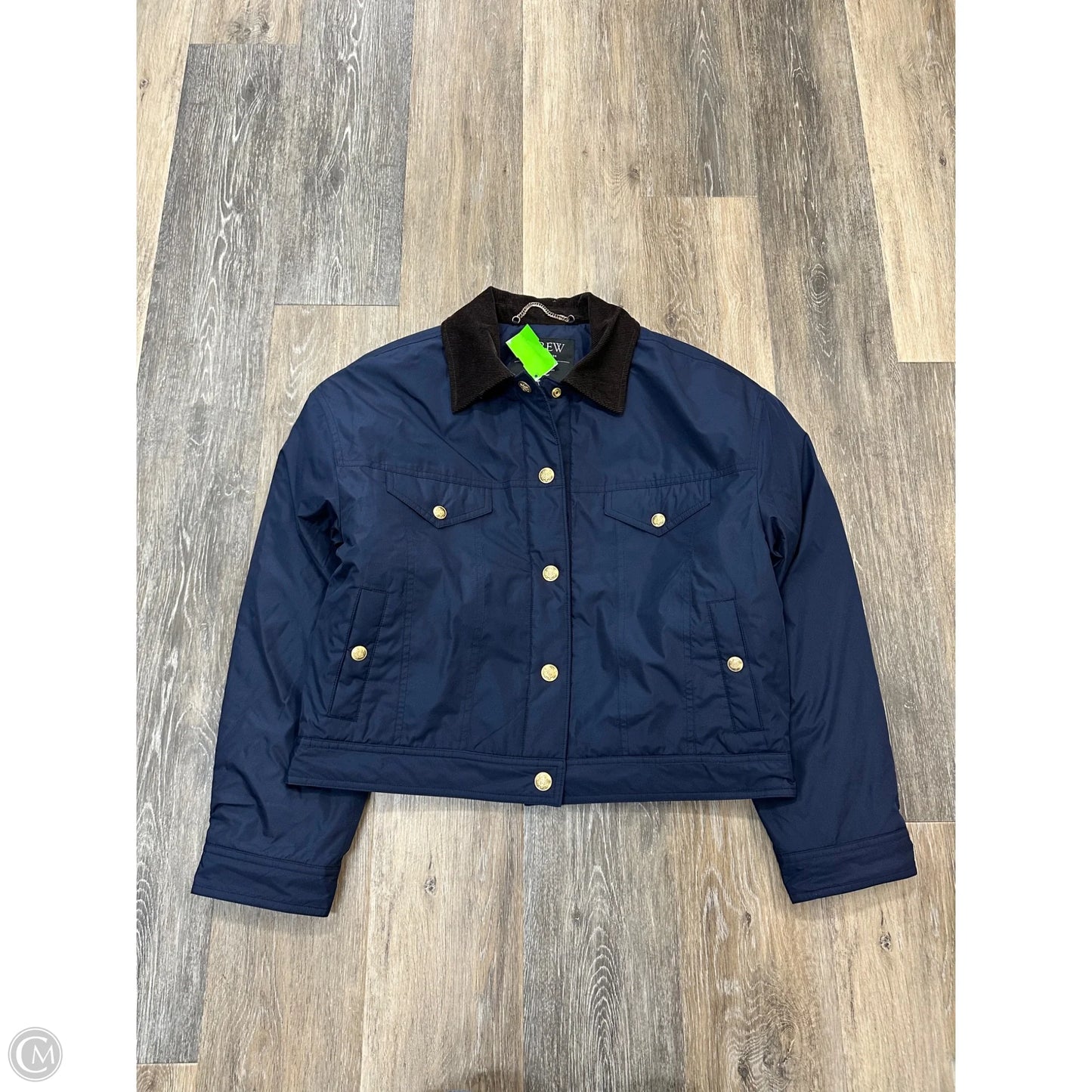 Jacket Puffer & Quilted By J. Crew In Navy, Size: S