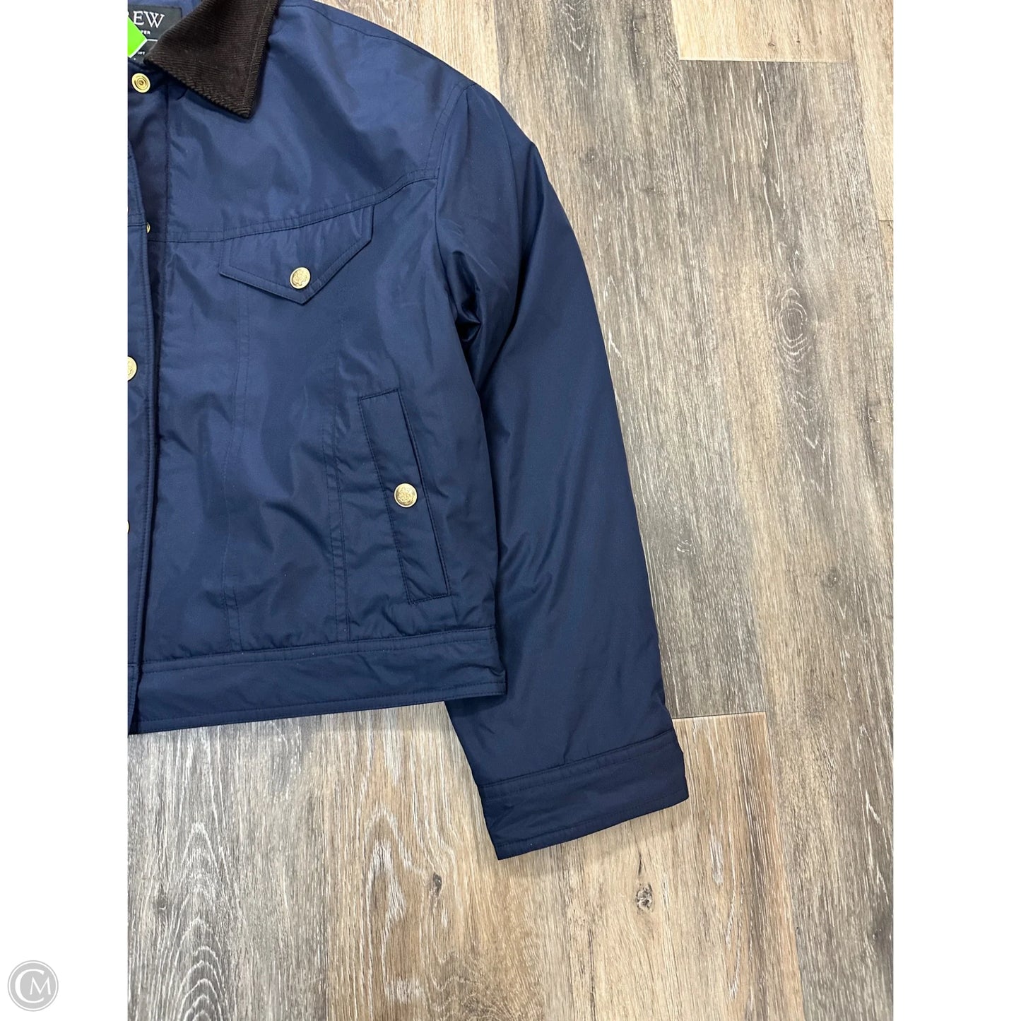 Jacket Puffer & Quilted By J. Crew In Navy, Size: S