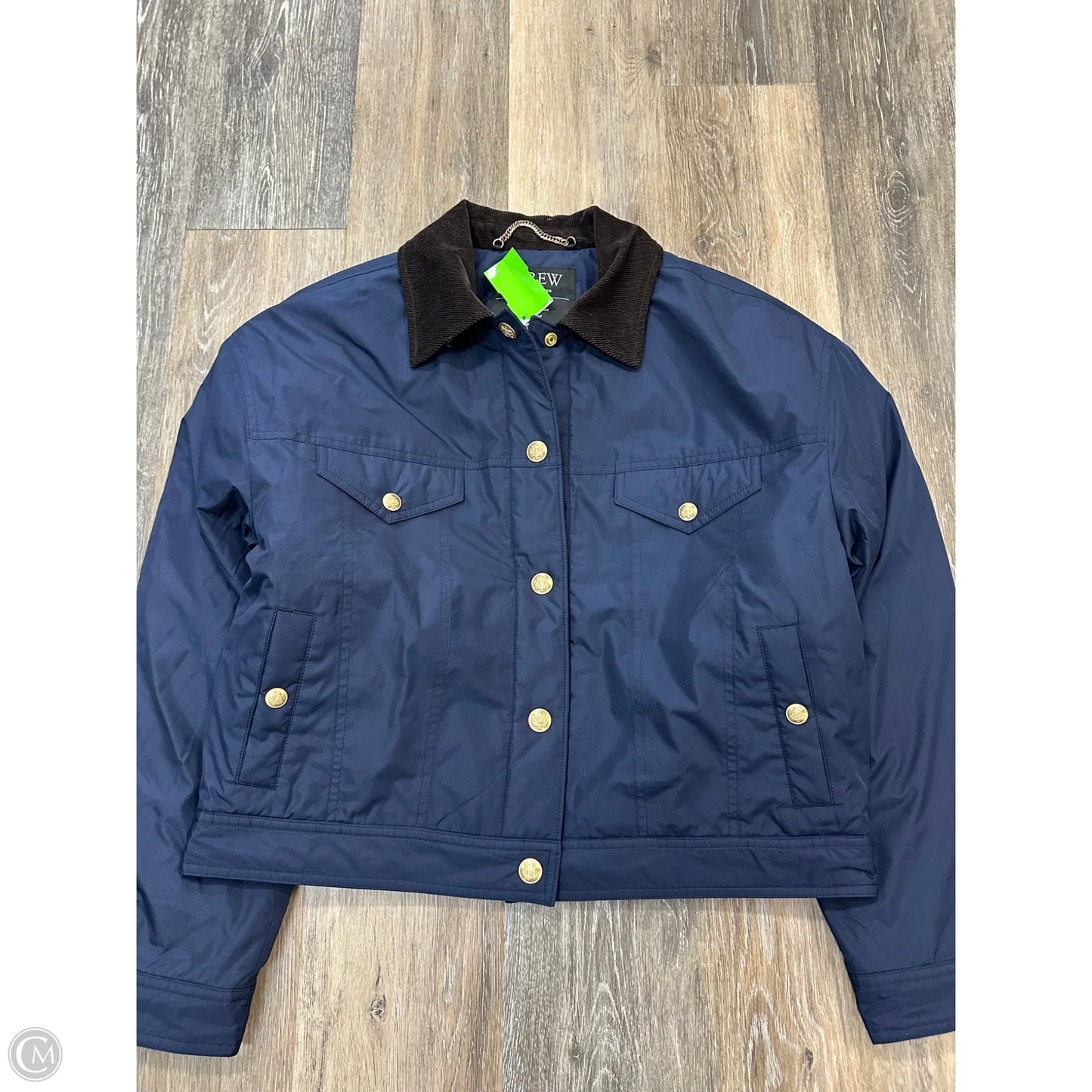 Jacket Puffer & Quilted By J. Crew In Navy, Size: S