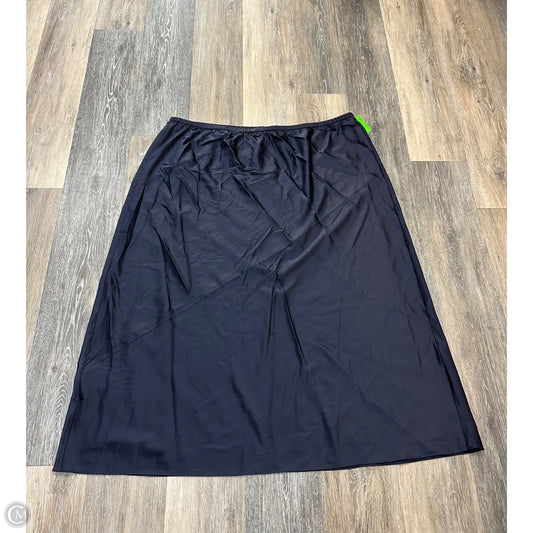 Skirt Midi By Eileen Fisher In Navy, Size: 2x