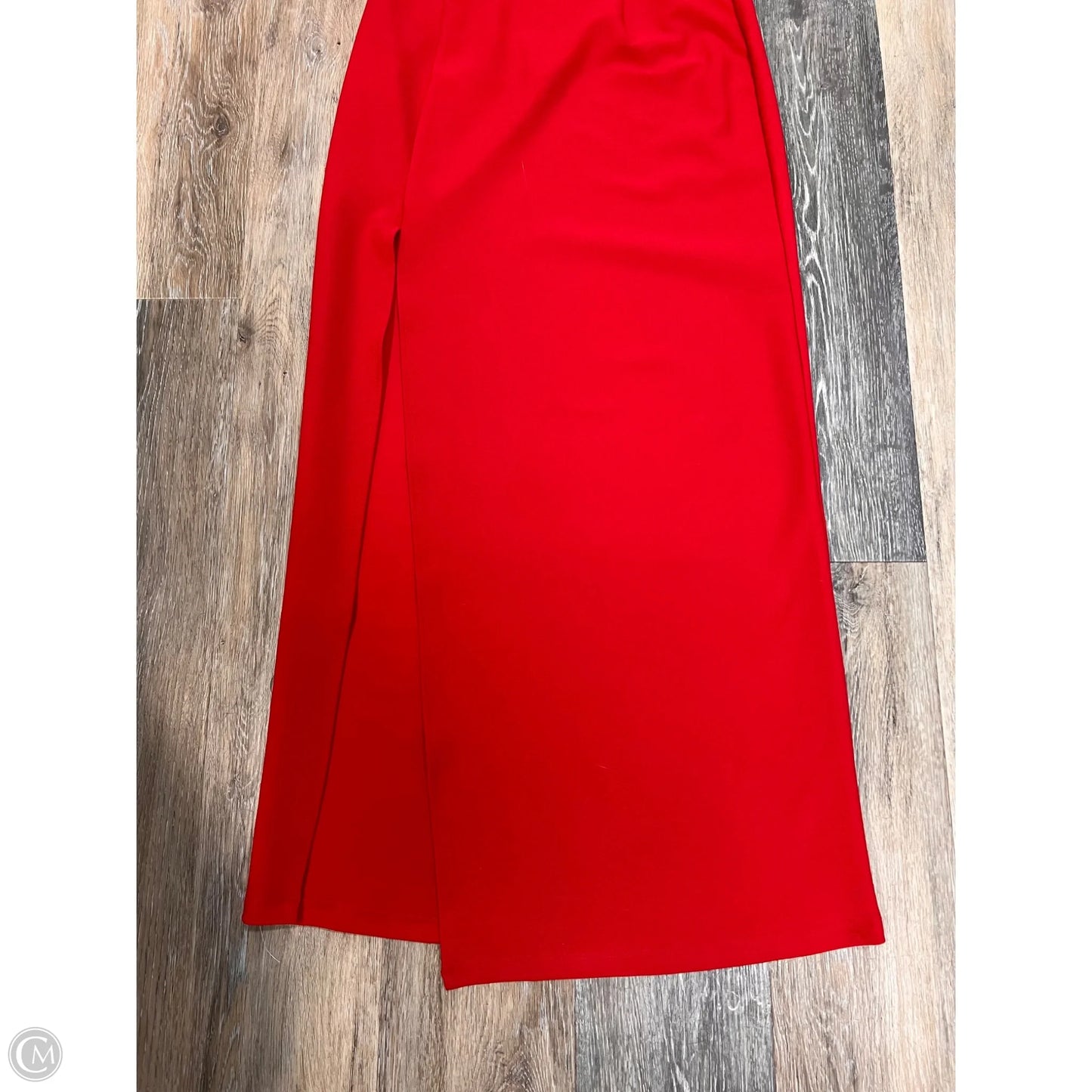 Dress Party Long By Abercrombie And Fitch In Red, Size: S