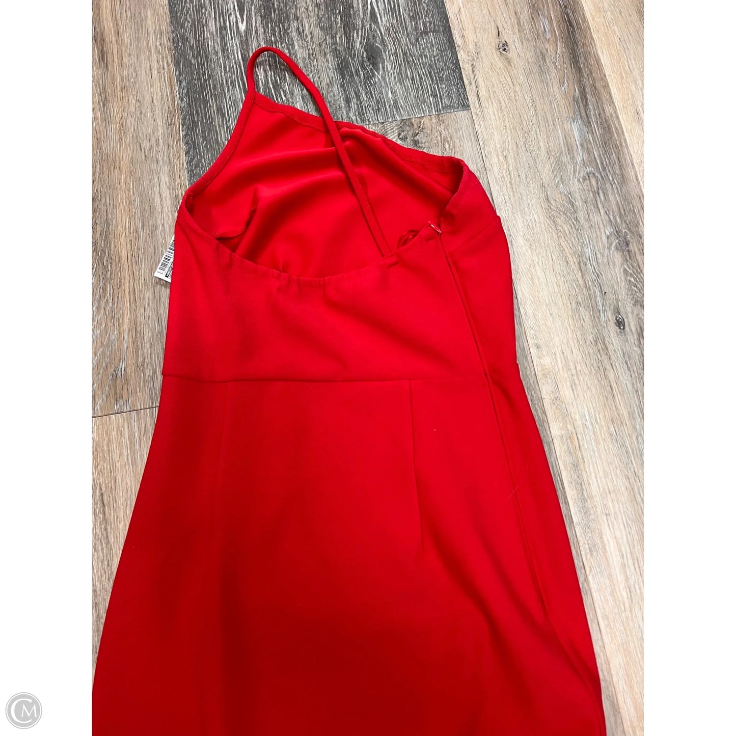 Dress Party Long By Abercrombie And Fitch In Red, Size: S