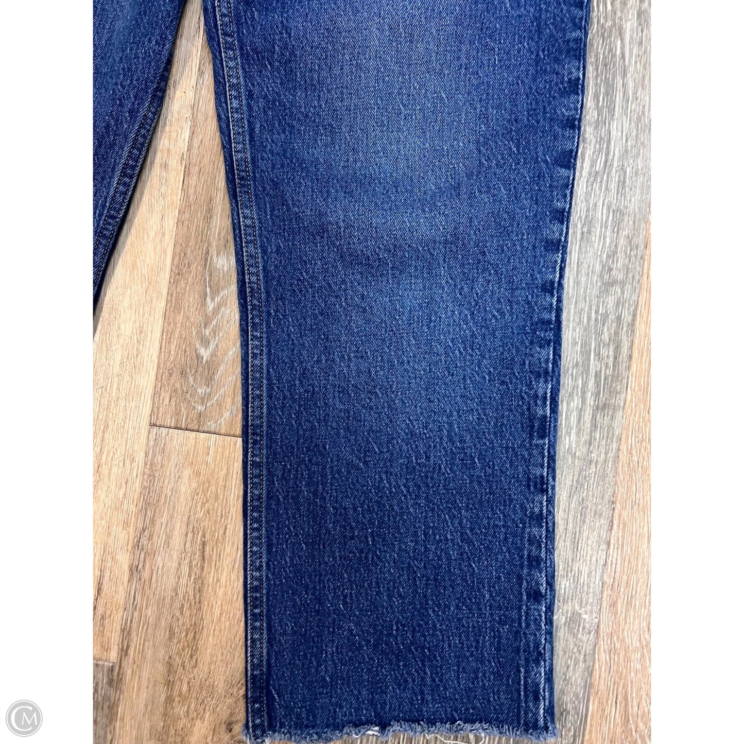 Jeans Straight By Abercrombie And Fitch In Blue Denim, Size: 6