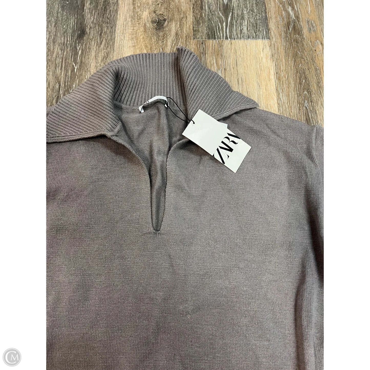 Sweater By Zara In Grey, Size: S