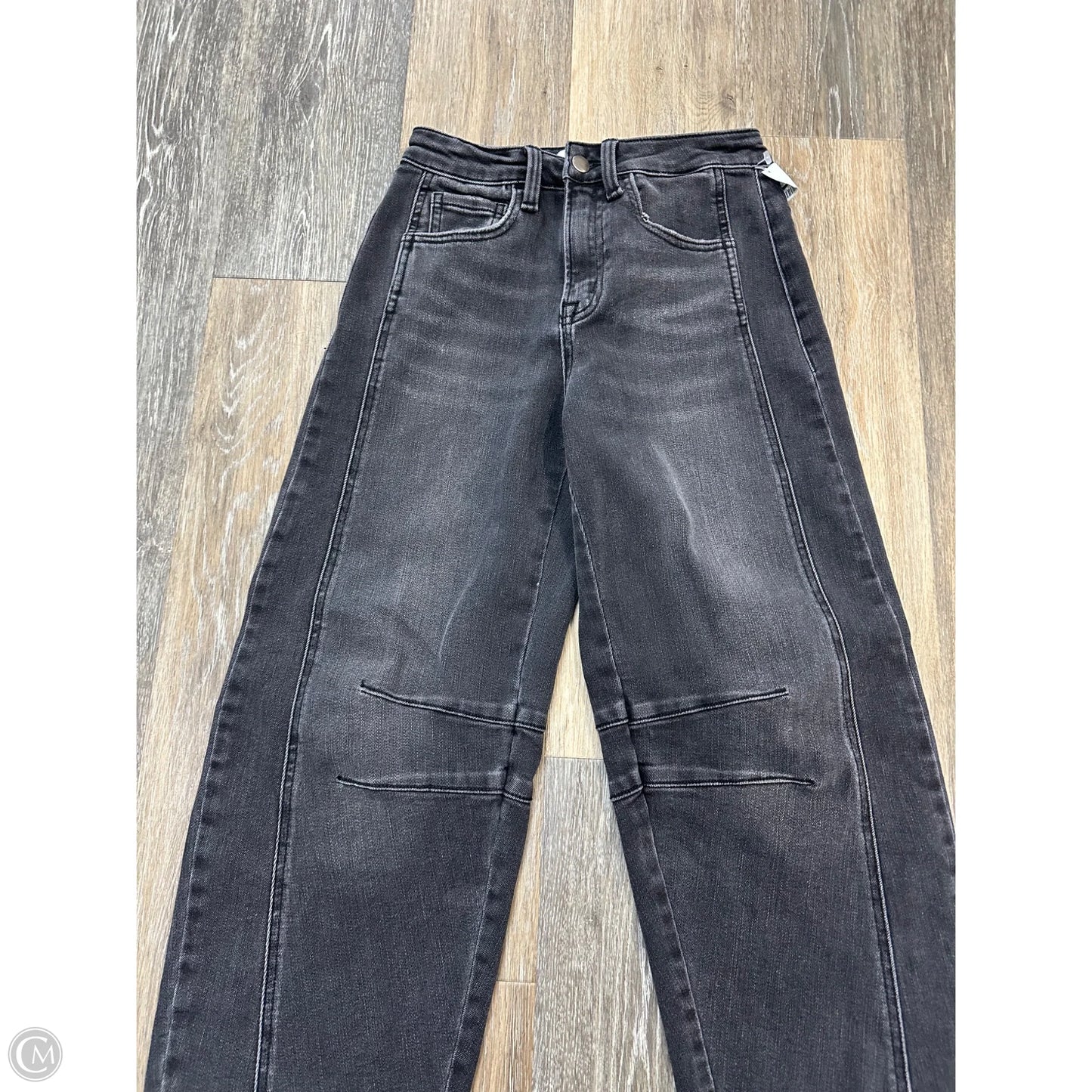 Jeans Straight By Vici In Black Denim, Size: 0