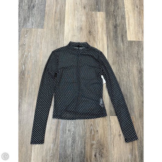 Top Long Sleeve By Express In Black, Size: Xs