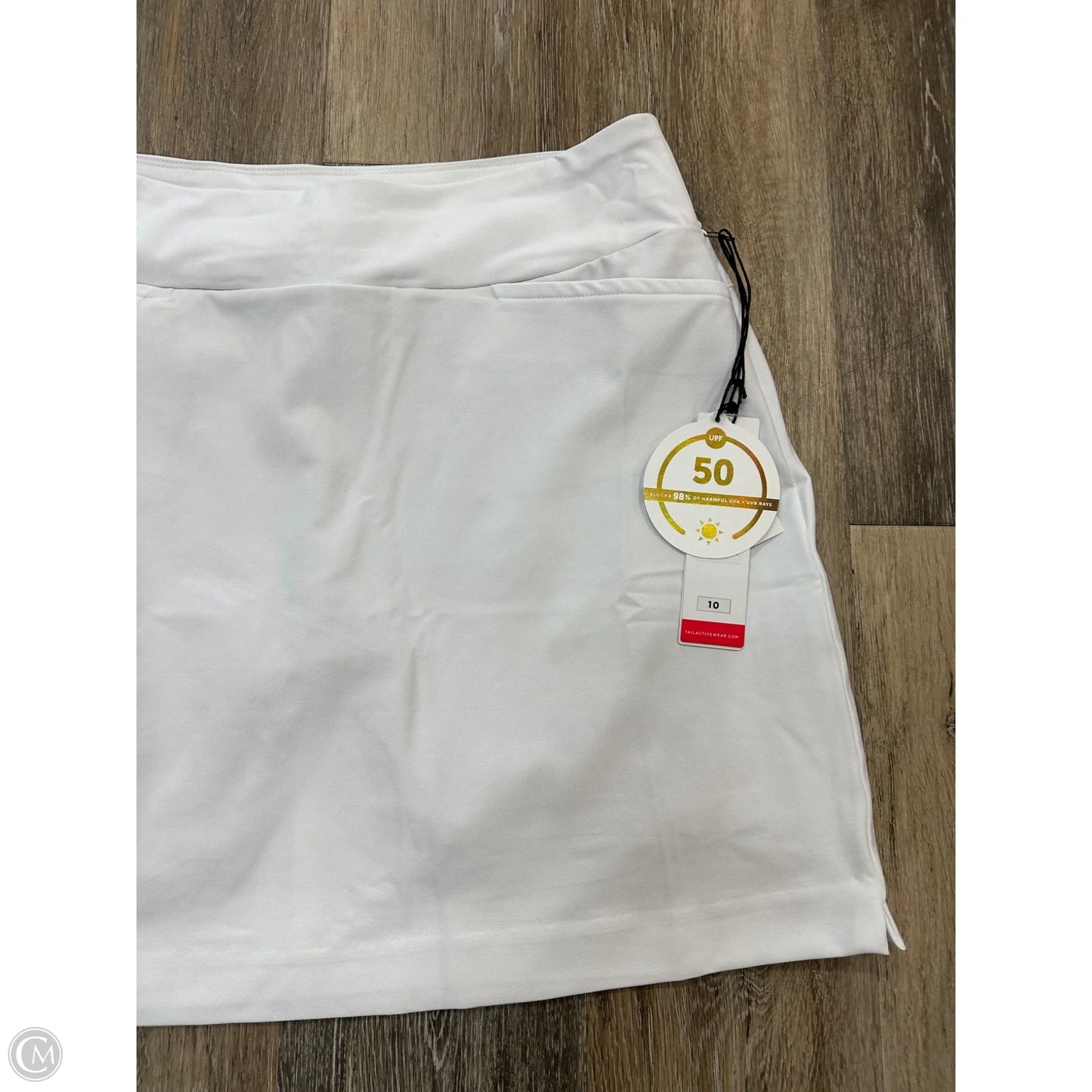 Athletic Skort By Tail In White, Size: L