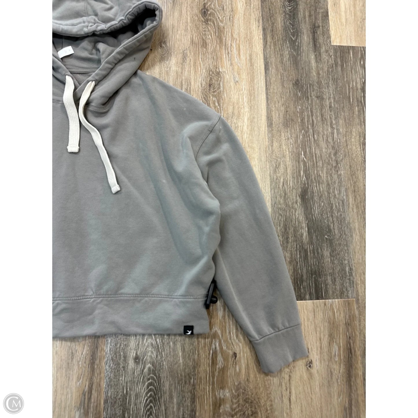 Athletic Sweatshirt Hoodie By Glyder In Grey, Size: M