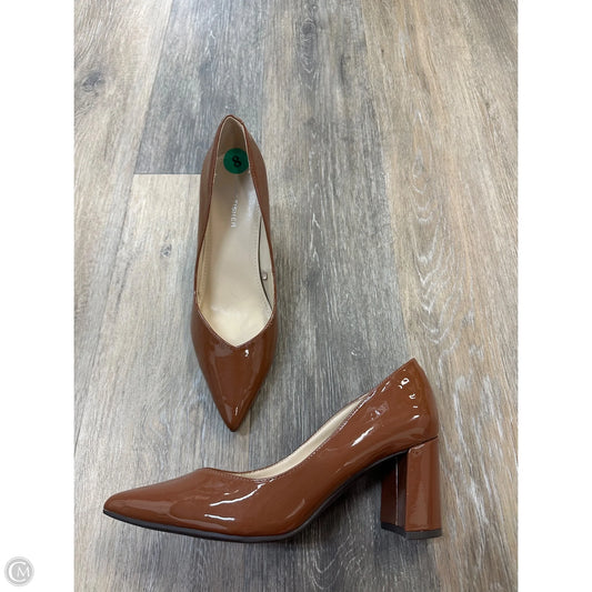 Shoes Heels Block By Marc Fisher In Brown, Size: 8