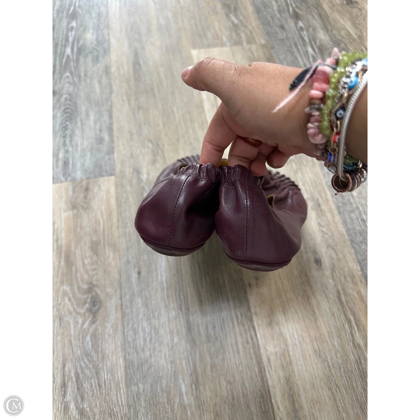 Shoes Flats By Chocolat Blu In Purple, Size: 9.5