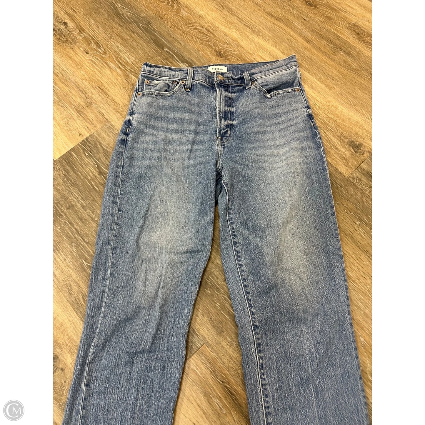 Jeans Straight By Pistola In Blue Denim, Size: 10