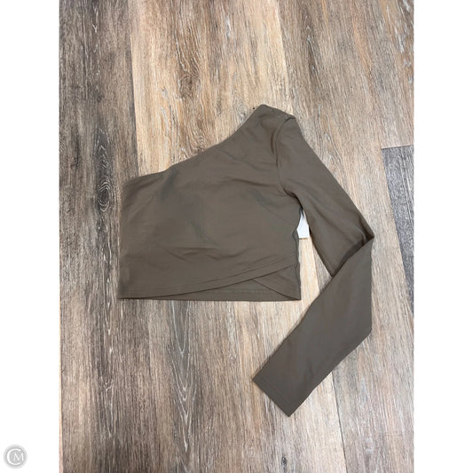 Athletic Top Long Sleeve Crewneck By Lululemon In Brown, Size: 4