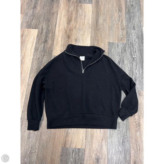 Athletic Sweatshirt Crewneck By Varley In Black, Size: S