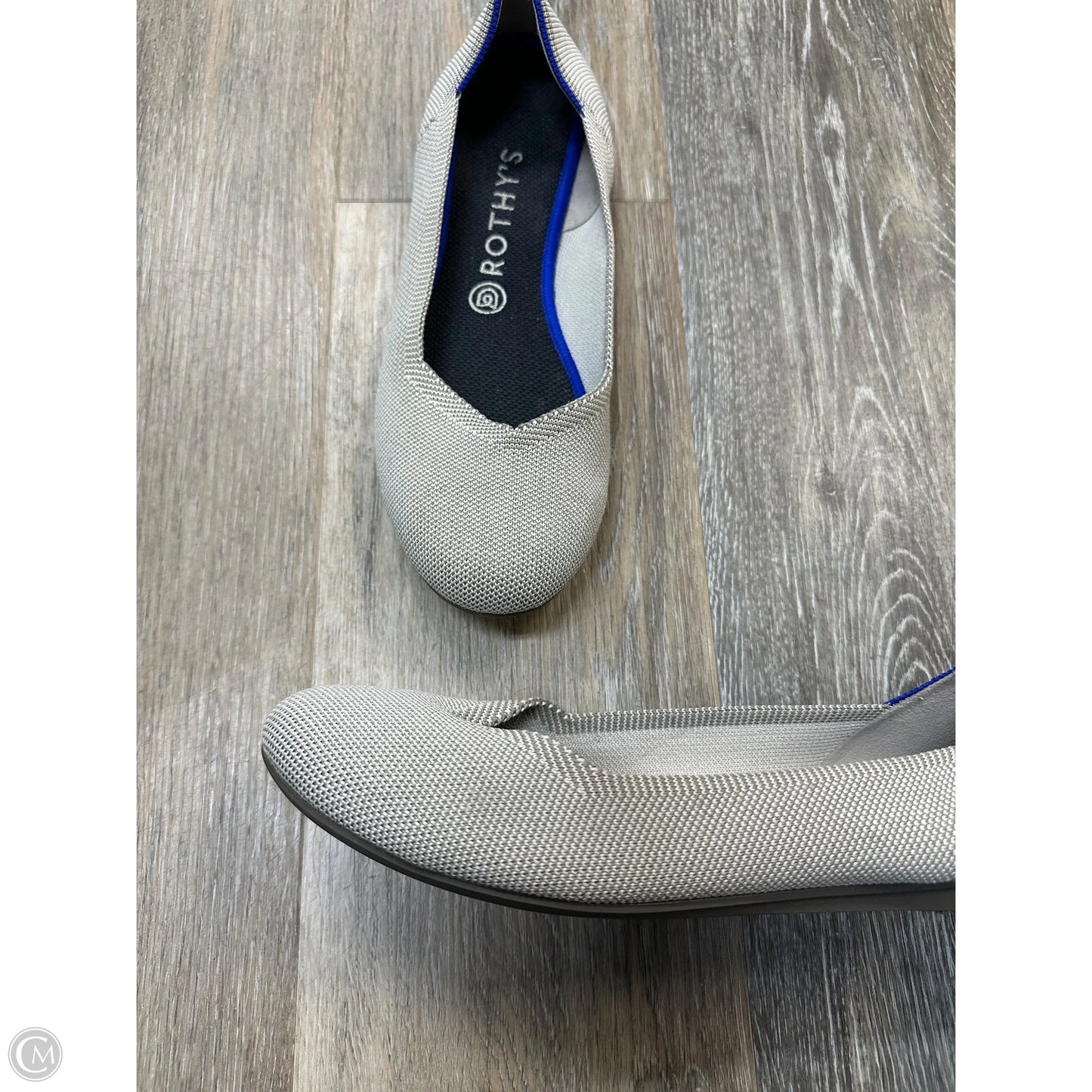 Shoes Flats By Rothys In Grey, Size: 10