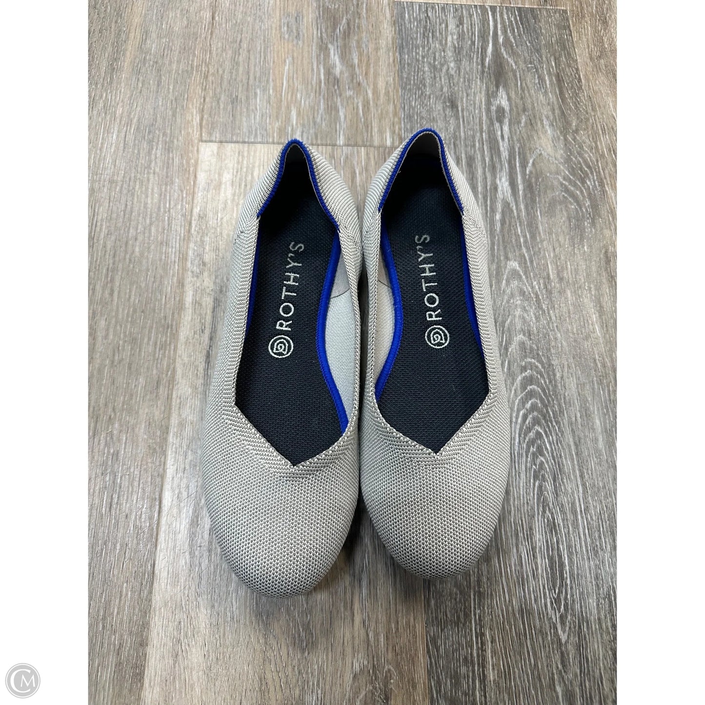 Shoes Flats By Rothys In Grey, Size: 10