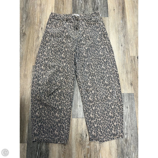 Jeans Wide Leg By Hidden In Animal Print, Size: 6