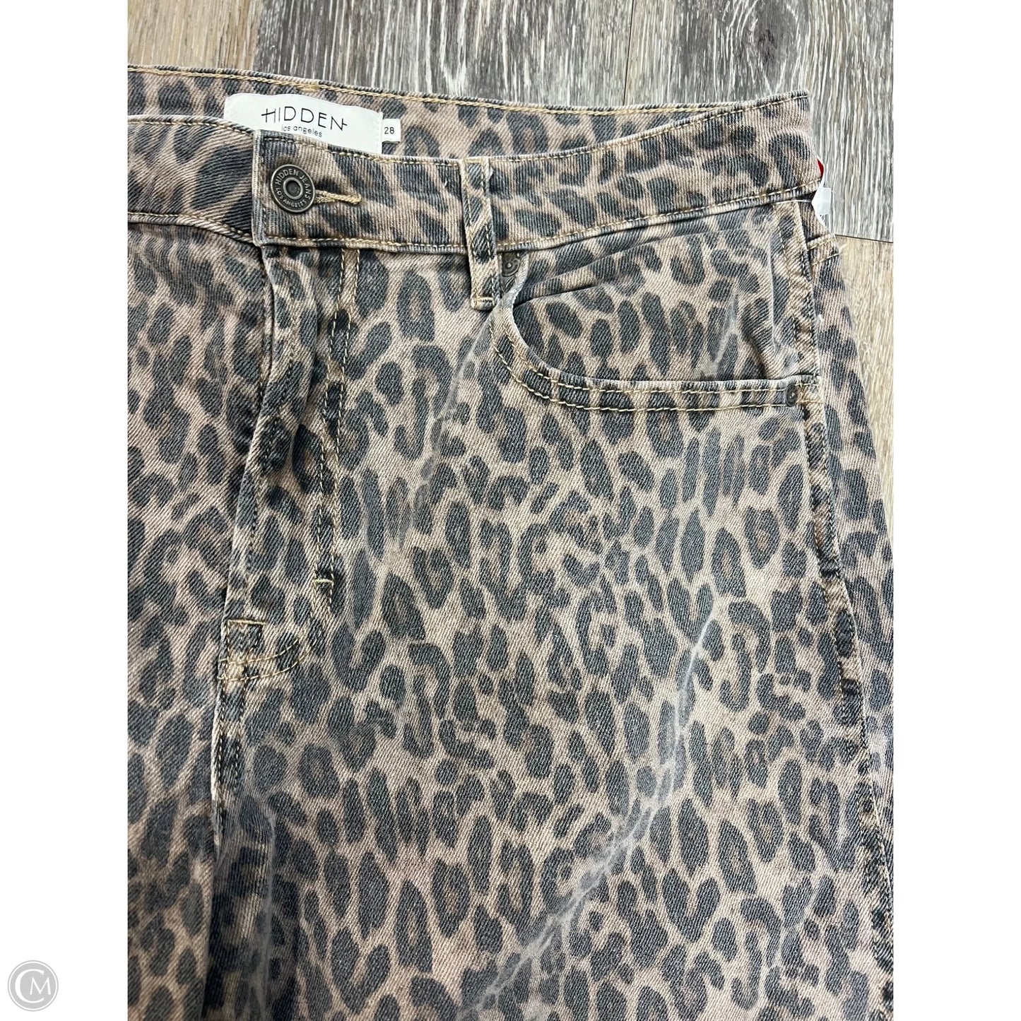 Jeans Wide Leg By Hidden In Animal Print, Size: 6