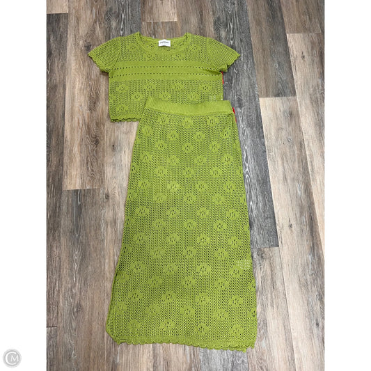 Skirt Set 2pc By Callahan In Green, Size: S