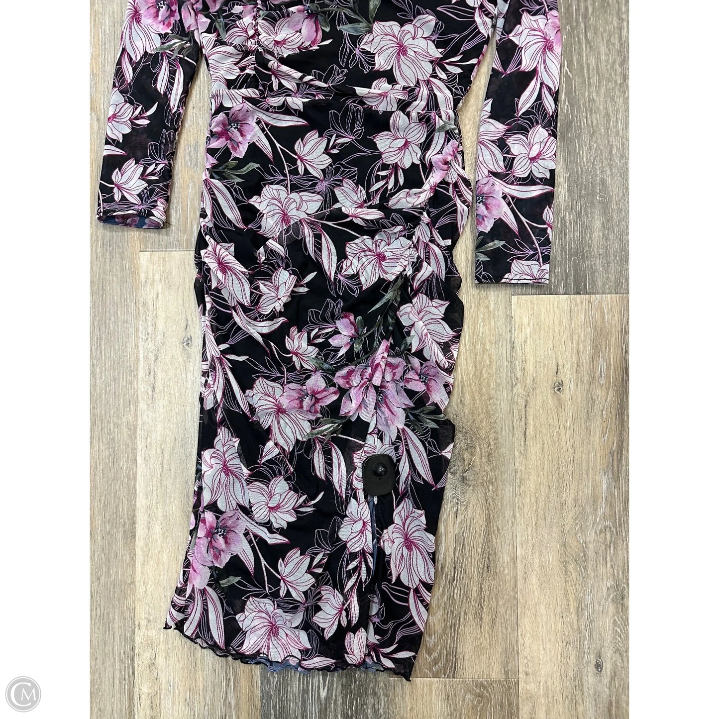 Dress Party Long By White House Black Market In Floral Print, Size: Xs