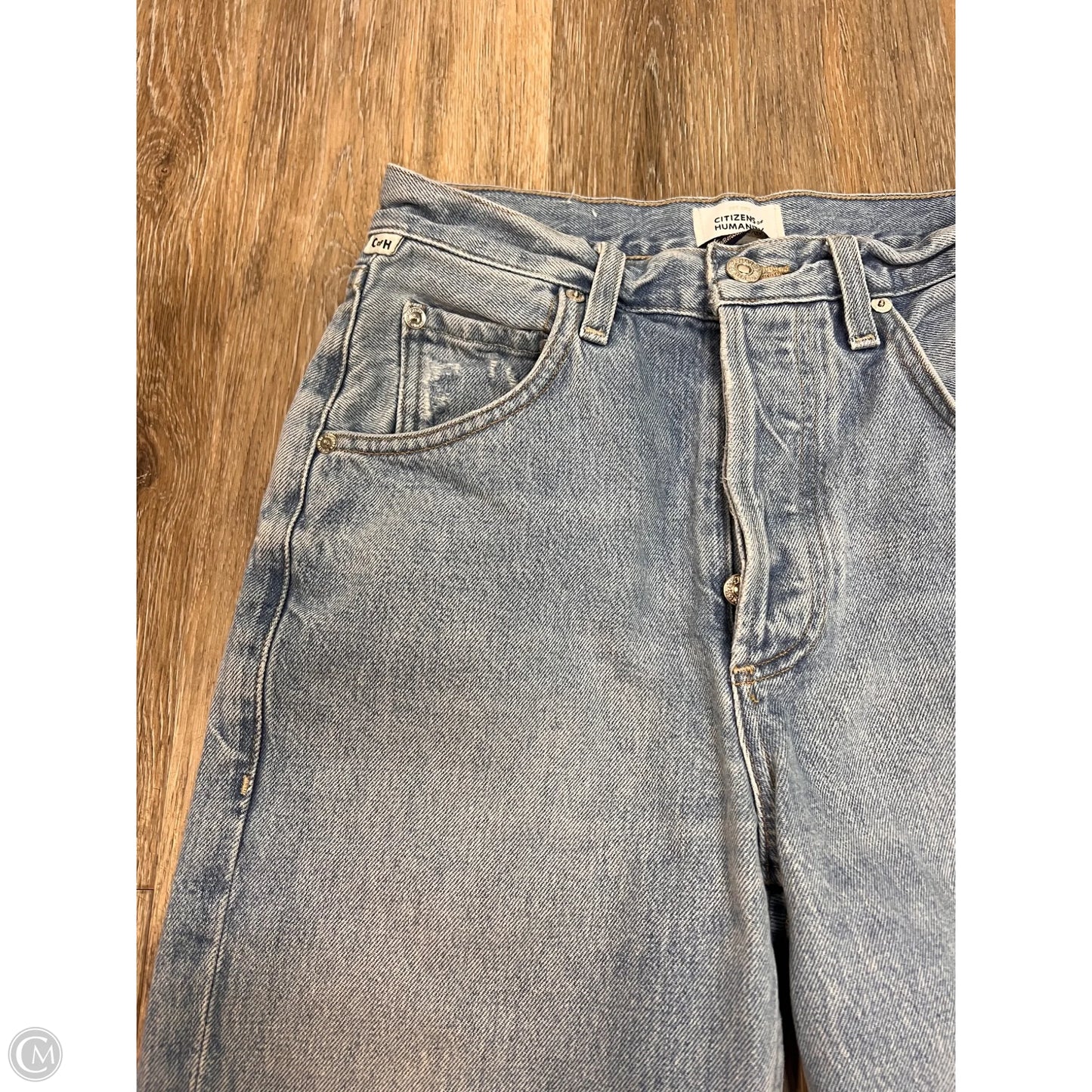 Jeans Straight By Citizens Of Humanity In Blue Denim, Size: 0
