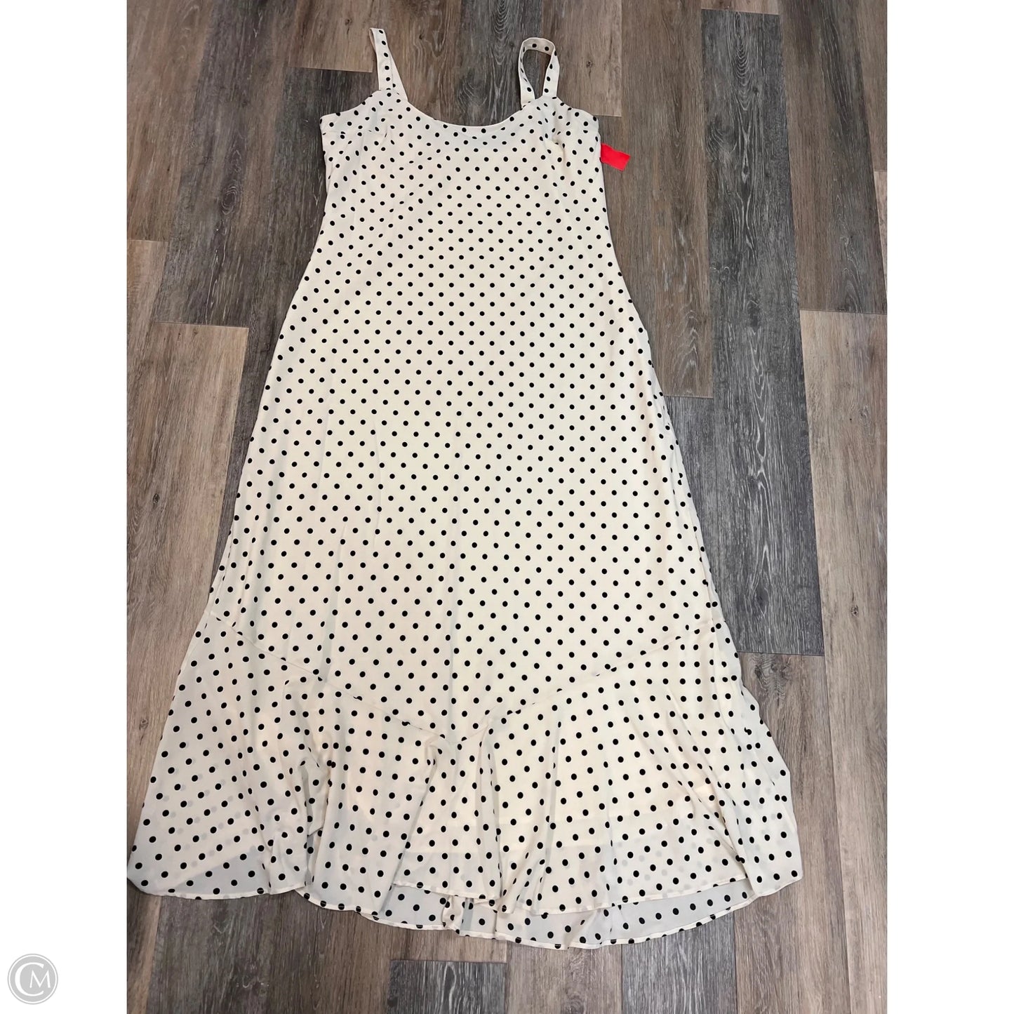 -Dress Party Long By Abercrombie And Fitch In Polkadot Pattern, Size: Xl