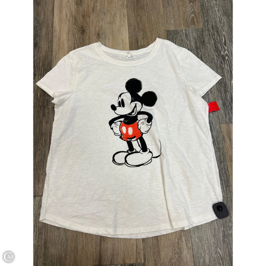 Top Short Sleeve By Maurices In White, Size: Xxl