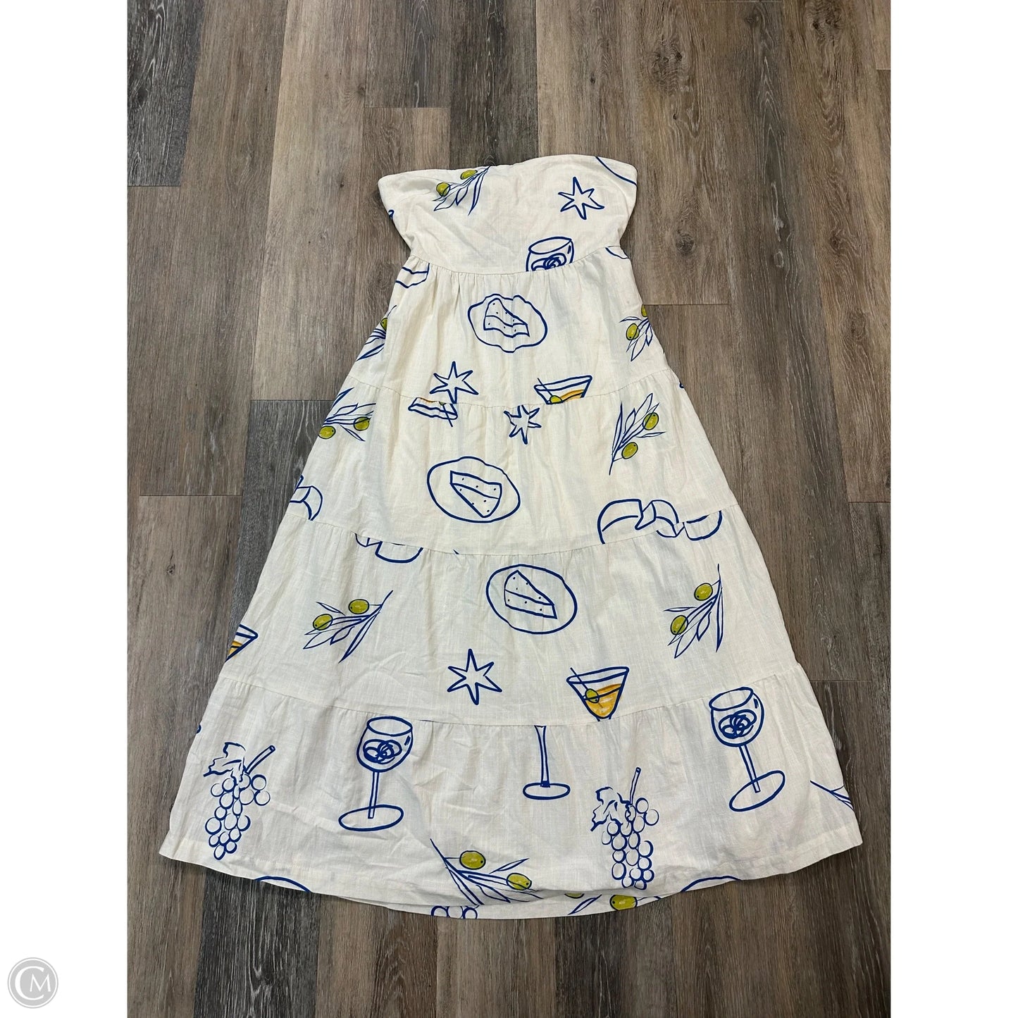 Dress Casual Maxi By Bailey Rose In Cream, Size: L