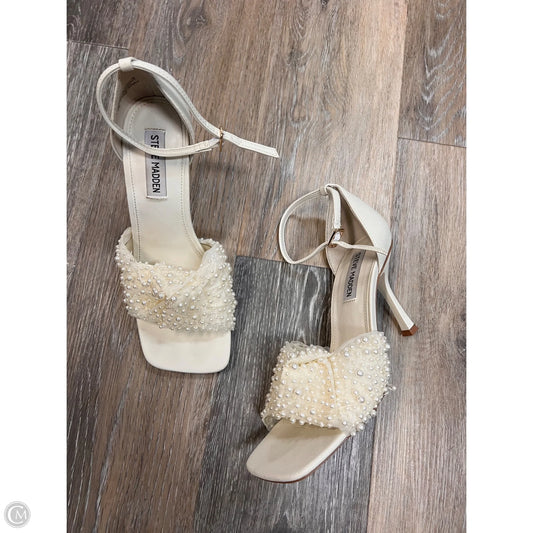 Shoes Heels Stiletto By Steve Madden In Cream, Size: 8