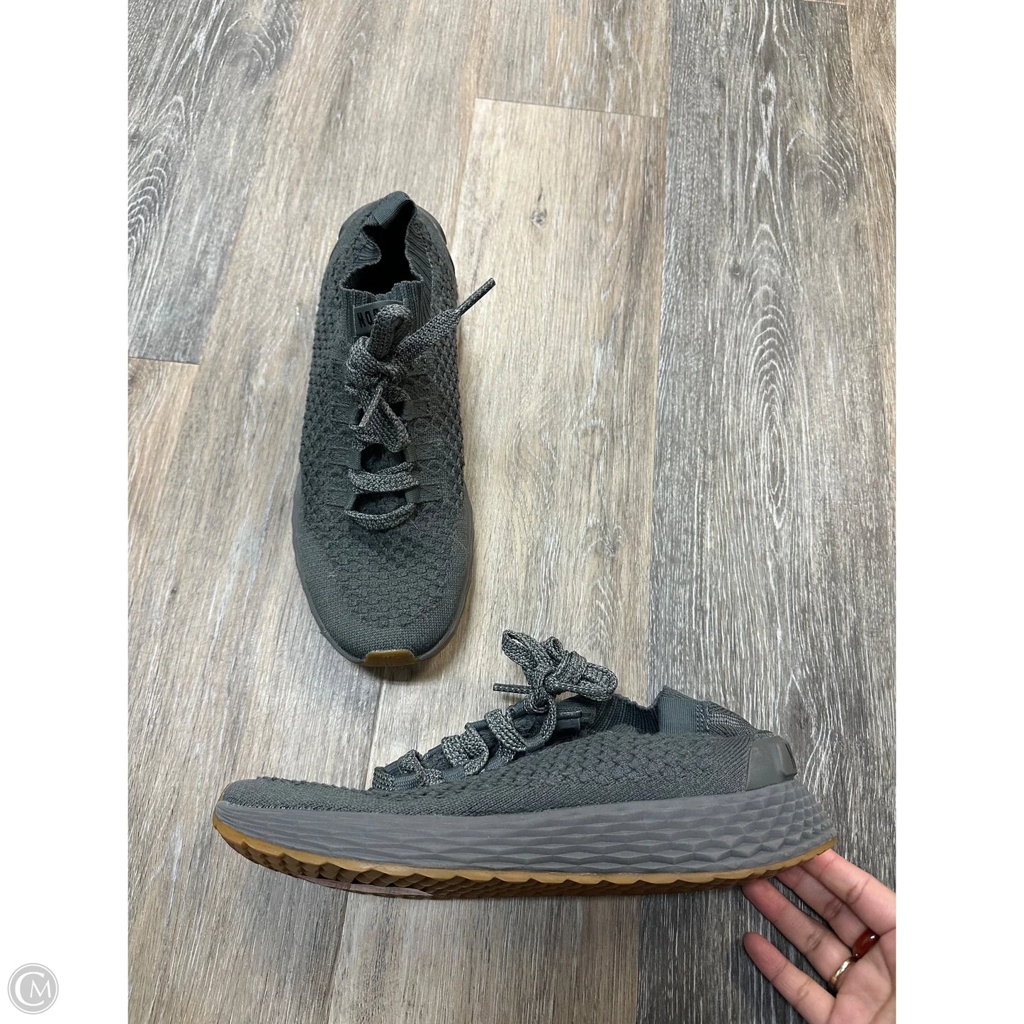 Shoes Athletic By Nobull In Grey, Size: 10