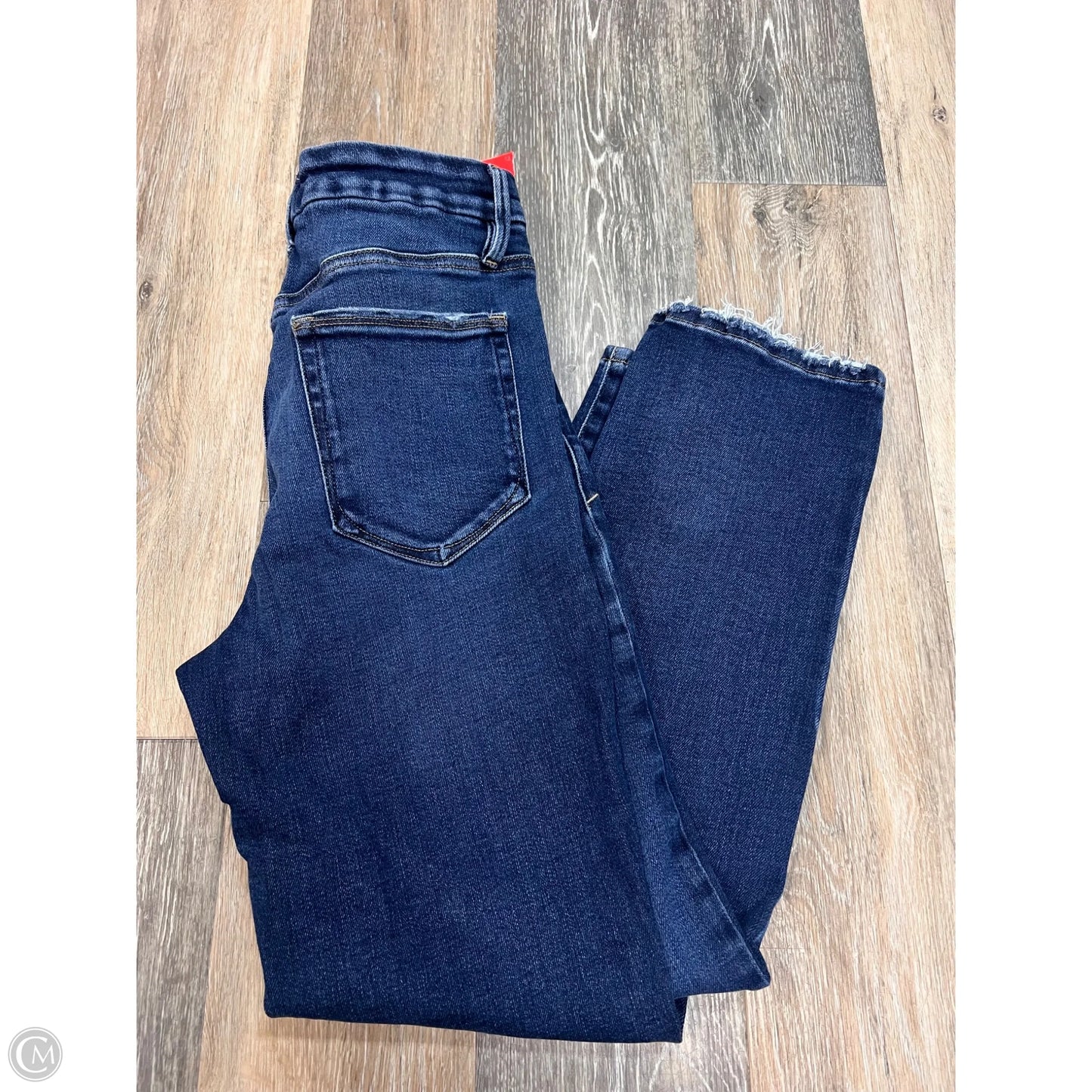 Jeans Straight By Good American In Blue Denim, Size: 10/30