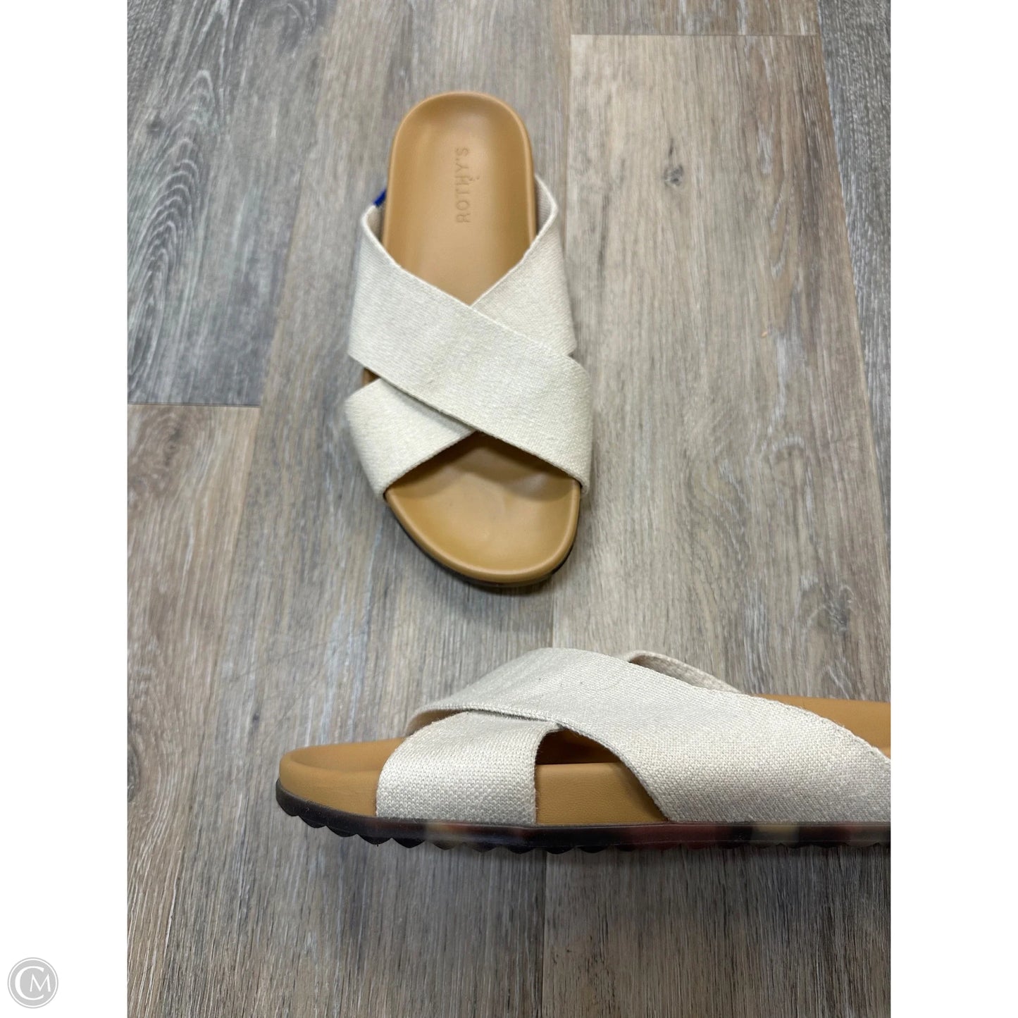 Sandals Flats By Rothys In Cream, Size: 9