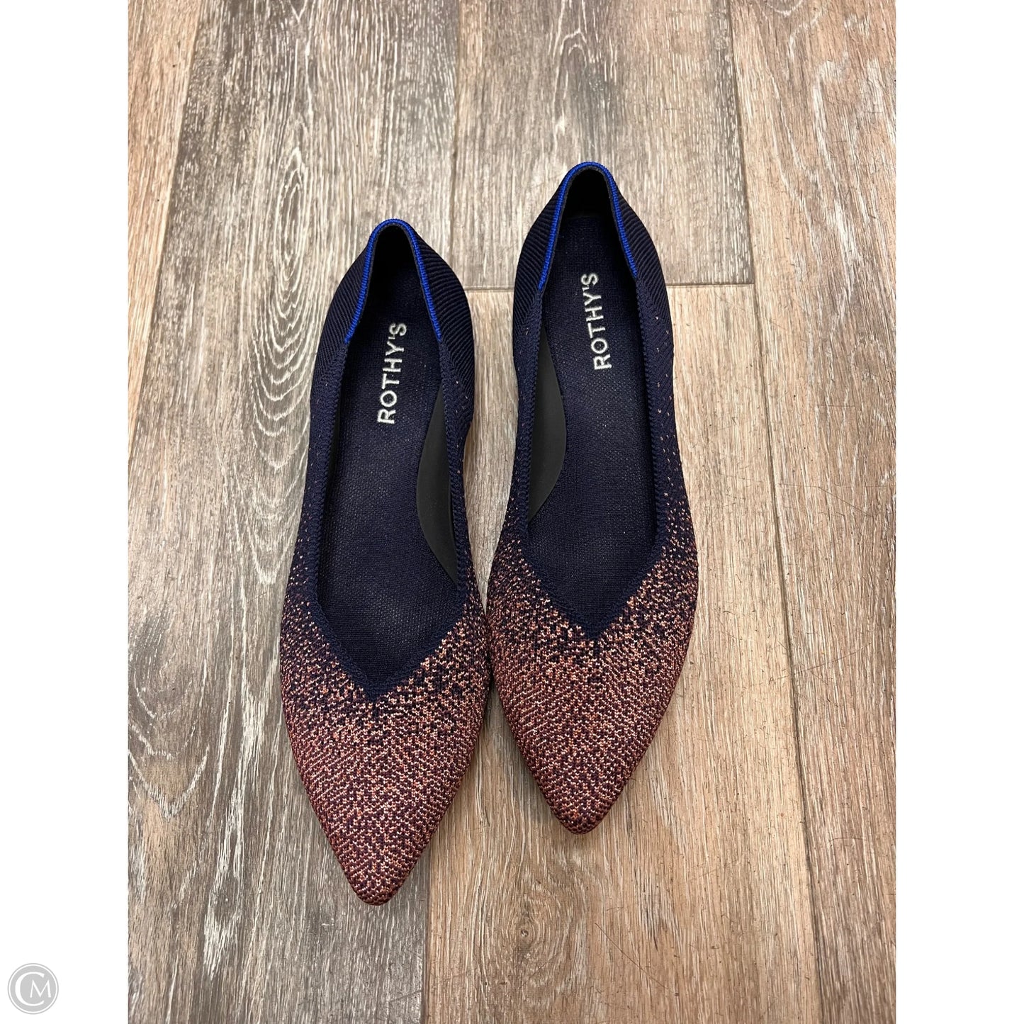 Shoes Flats By Rothys In Navy, Size: 9